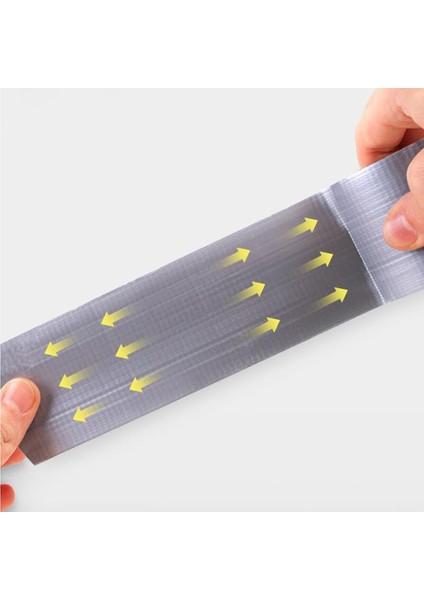Güçlü Takviye Tamir Bandı Duct Tape Gri 48 x 10 Metre 5 Adet
