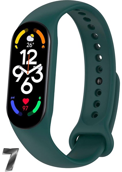 Mi Band 7 Uyumlu Silikon Kordon