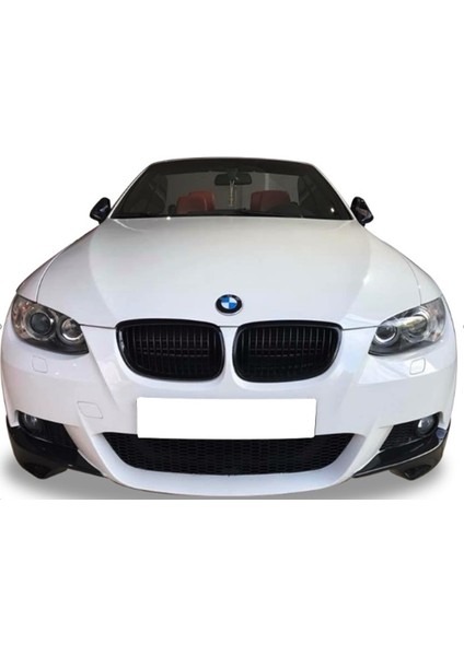 Bmw E92 Ön Tampon Flapları Sağ Sol Parlak Siyah (Plastik)