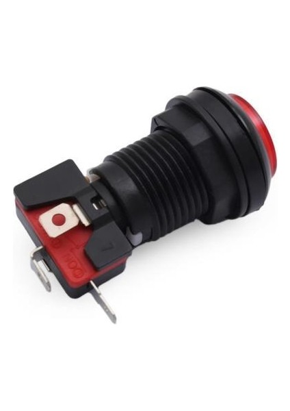 33MM 12V Işıklı Oyun Makinesi Butonu - Kırmızı fiyatları