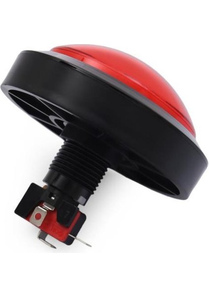 100MM 12V Düz Işıklı Oyun Makinesi Butonu - Kırmızı fiyatları
