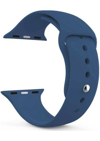 Apsuwa Apple Watch 3 38MM Uyumlu Kordon Yumuşak Lüx Silikon Saat Kordonu 38/aa--Lacivert