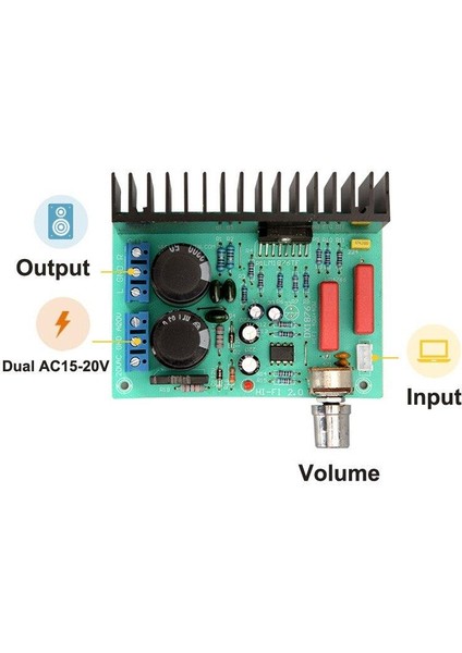 LM1876 Ac 15-20V 2X30W Stereo Amfi Modülü modelleri