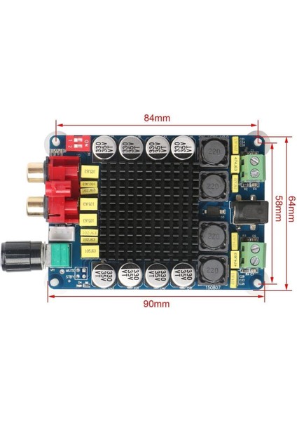TDA7498 2X100W Stereo Dijital Amfi Modülü