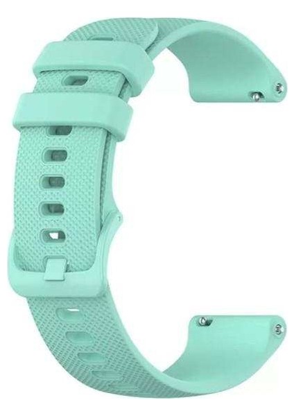 Fossil Gen 5 Carlyle Hr Uyumlu Kordon Punto Extrem Silikon Saat Kordonu 22/lm3--Turkuaz