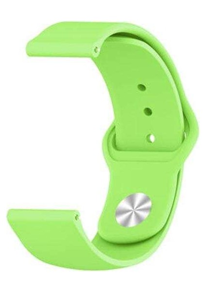 Apsuwa Honor Magicwatch 2 42MM Uyumlu Kordon Lüx Silikon Saat Kordonu Kayış 20/K11-YEŞIL