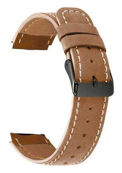 Apsuwa Polar Vantage M Uyumlu Kordon Faux Deri Silikon Saat Kordonu 22/K29--KAHVERENGI