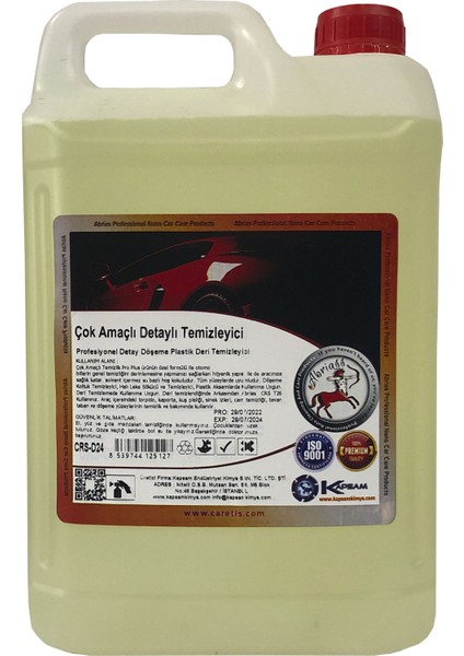 5lt Çok Amaçlı Detay Temizleyici Limonlu