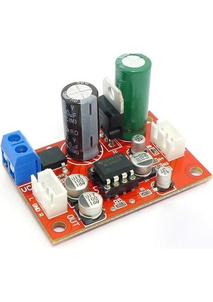 NE5532 Mikrofon Pre-Amplifier Kartı Dc 9-24V Ac 8-16V