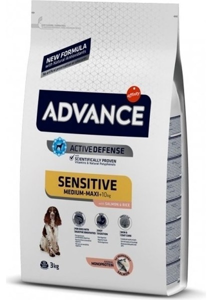 Dog Sensıtıve Salmon &rıce Maxi 3 kg