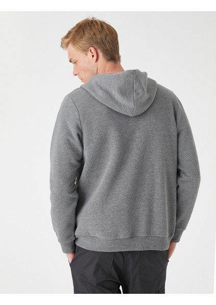 Fermuarlı Kapşonlu Sweatshirt fırsatları