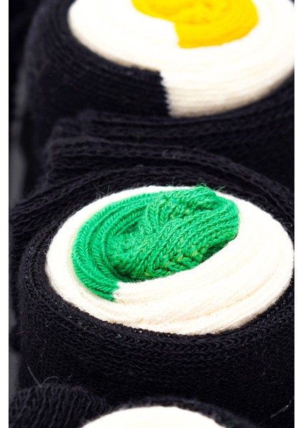 Sushi Maki Salatalık, Maki Oshinko Desenli Unisex Renkli Çorap 2 Çift fiyatları