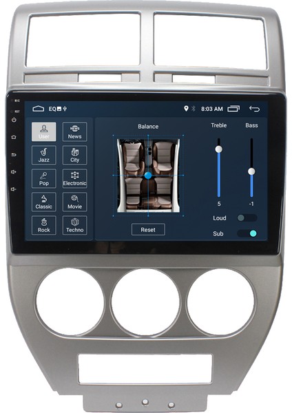 Jeep Compass Android Carplay Multimedya Ekran Teyp 2GB+32GB indirimleri