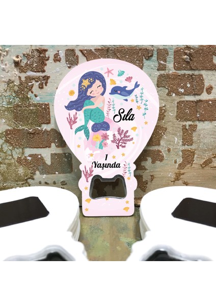 Balon Açacaklı Magnet ( 10 Adet) Düğün - Nişan - Kına - Nikah - Söz