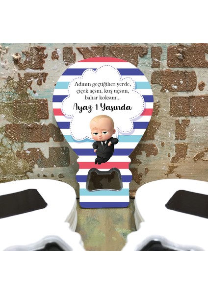 Otuz9 Balon Açacaklı Magnet Doğum Günü - Sünnet - Diş Buğdayı (25 Adet)