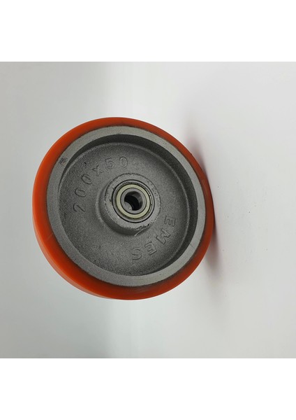 Transpalet Tekeri Döküm Poliüteran Kaplamalı Bilyalı Rulmanlı 200 x 50 x 20 modelleri