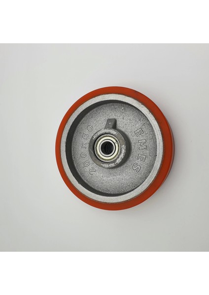 Transpalet Tekeri Döküm Poliüteran Kaplamalı Bilyalı Rulmanlı 200 x 50 x 20 fırsatları