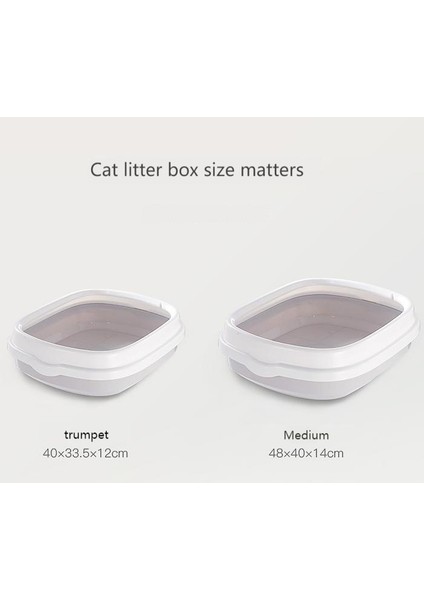 Tuvaleti Kürek Hediyeli Yarı Kapalı Kedi Tuvalet (Yurt Dışından) modelleri