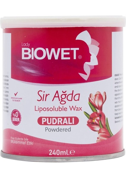 Bıowet Konserve Ağda 240 ml Pudralı