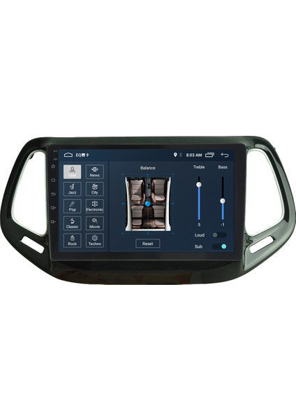 Jeep Compass Android Carplay Multimedya Ekran Teyp 2GB+32GB fırsatları