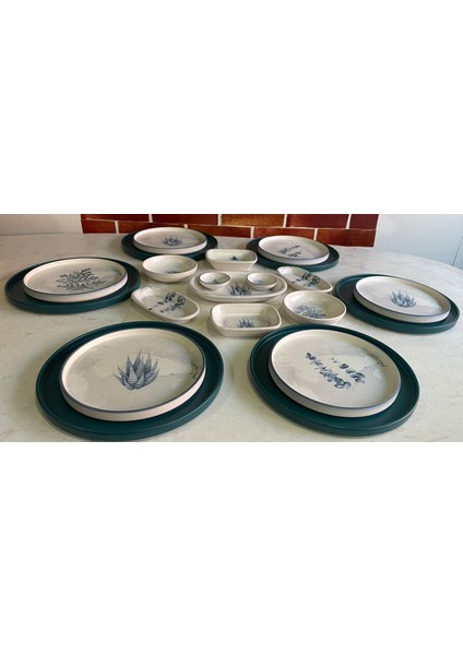 21 Parça Stackable Kahvaltı Seti