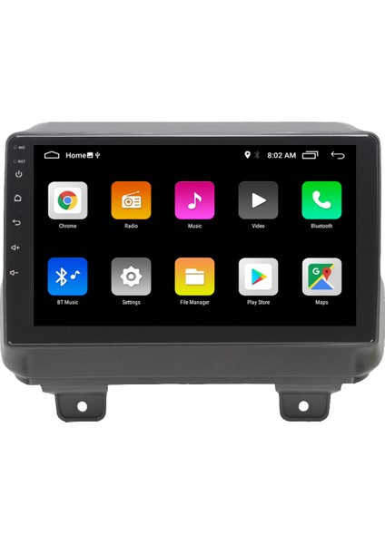 Jeep Wrangler Android Carplay Multimedya Ekran Teyp 2GB+32GB