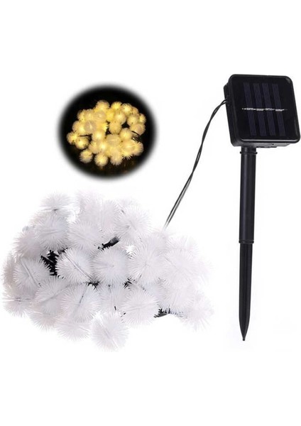20W Solar 20 LED 5 mt Işık Zinciri Rgb FL-3260