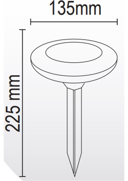 5W Solar Çim Armatürü Rgb FL-3253 modelleri