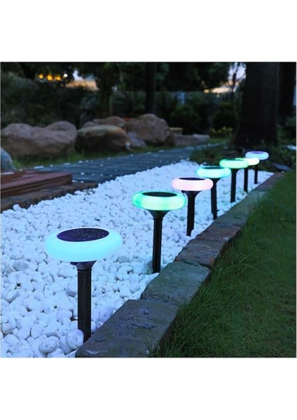 5W Solar Çim Armatürü Rgb FL-3253 fırsatları