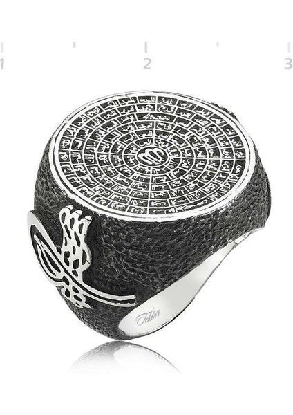 Gümüş Esma-Ül Hüsna Erkek Yüzük fiyatları
