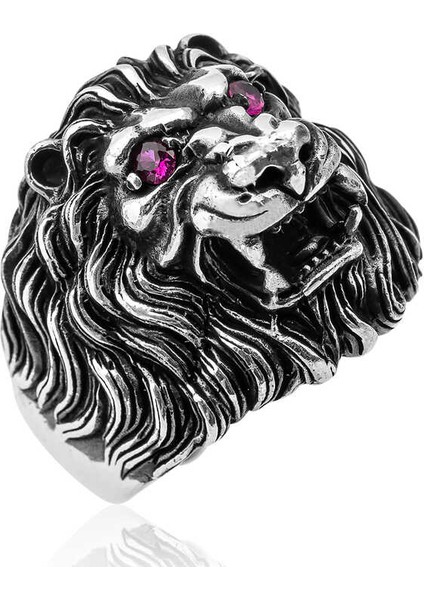 ​gümüş Aslan Kafası Erkek Yüzük fiyatları