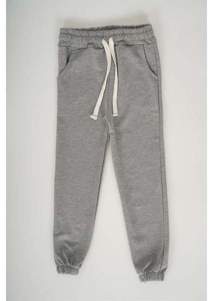 Erkek Çocuk Paça Lastikli Pamuk Eşofman Altı modelleri