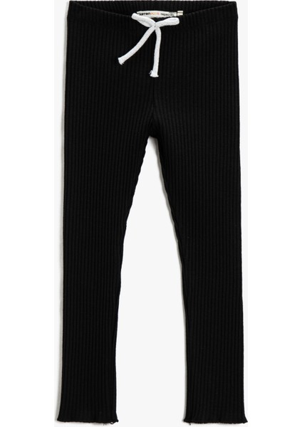 Basic Beli Bağlamalı Tayt