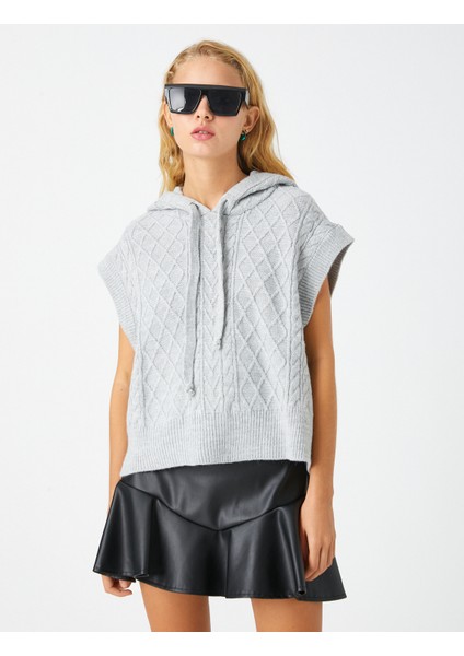 Kapüşonlu Örgü Süveter modelleri