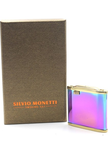 Kişiye Özel Silvio Monetti Renkli Benzinli Çakmak
