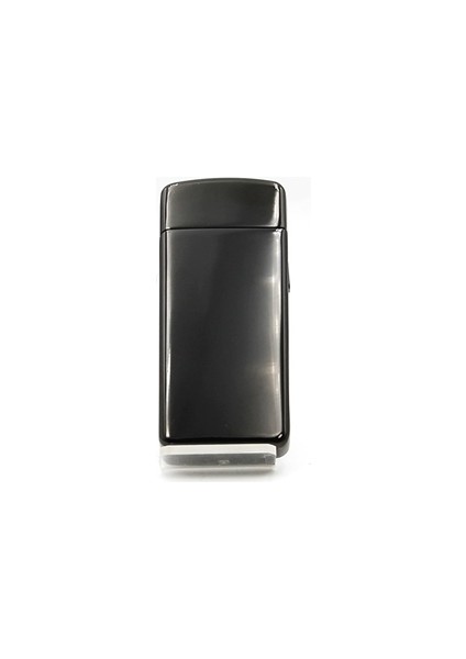 Kişiye Özel Silvio Monetti Siyah Şarjlı USB Çakmak