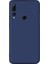 Huawei Y9 Prime 2019 Kılıf Premier Silikon Esnek Koruma+Nano Glass Lacivert 1