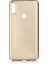 Samsung Galaxy A11 Kılıf Premier Silikon Esnek Koruma+Nano Glass Gold 1