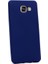 Samsung Galaxy A7 2016 Kılıf Premier Silikon+Nano Glass Lacivert 1