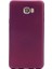 Samsung Galaxy C5 Pro Kılıf Premier Silikon+Nano Glass Koruyucu Mürdüm 1