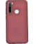Xiaomi Redmi Note 8 Kılıf Premier Silikon Esnek Arka Koruma Mürdüm 1