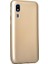 Samsung Galaxy A2 Core Kılıf Premier Silikon Esnek Arka Koruma Gold 1