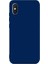 Xiaomi Mi 8 Pro Kılıf Premier Silikon Esnek Arka Koruma Lacivert 1