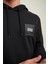 Jjlock Sweat Hood Siyah Erkek Sweatshirt 4