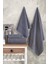 Royal 50 x 90 - 70 x 140 cm 4'lü Banyo Havlu Seti, %100 Pamuklu Havlu Takımı 2