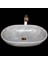 Gri Mermer Ince Kenar Elips Lavabo 2