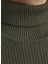 Balikçi Yaka Düz Haki Erkek Kazak 12199940_JPRBLUCARLOS Knit Roll Nec 5