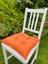 6'lı Ekose Turuncu Sandalye Minderi-Dekoratif Minder SETI-40X40CM Kare Sandalye Minderi-Sırt Minderi 5