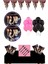 Black Pink 32 Kişilik Doğum Günü Seti Black Pink Parti Malzemeleri Seti Ekonomik 1