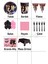 Black Pink 16 Kişilik Afişli Doğum Günü Seti Black Pink Parti Malzemeleri Seti 2